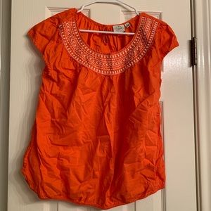 XL Orange blouse